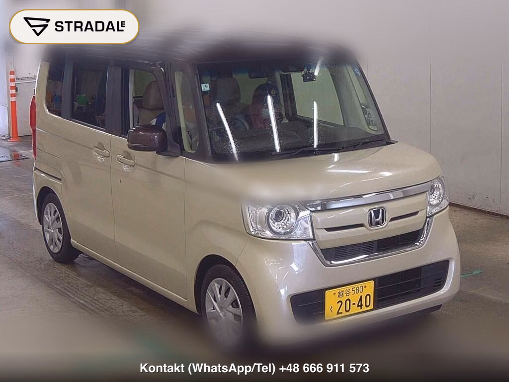 HONDA N-BOX G･L TURBO HONDA SENSING 2019, aukcja z Japonii, zdjęcie 1