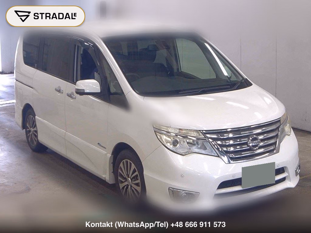 NISSAN SERENA 5D 2014, aukcja z Japonii, zdjęcie 1