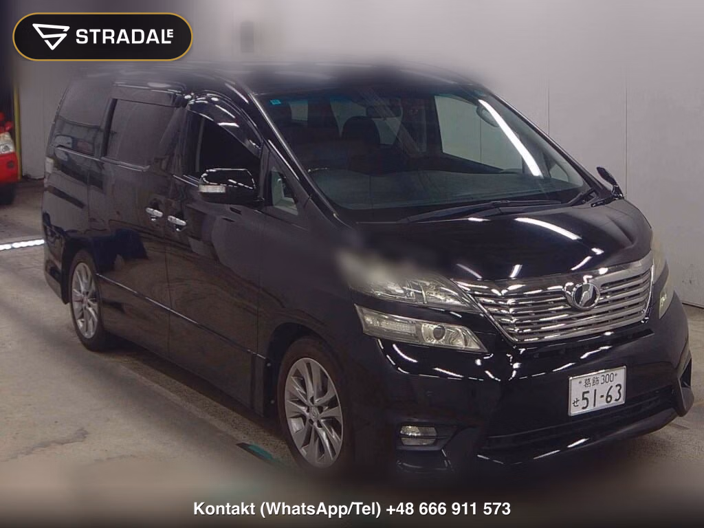 TOYOTA VELLFIRE 2.4Z PLATINUM SELECTION Ⅱ TYPE GOLD 2011, aukcja z Japonii, zdjęcie 1