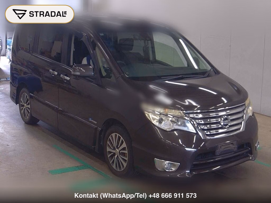 NISSAN SERENA 5D HIGHWAY STAR S-HYBRID ADVANCED SAFETY PA 2014, aukcja z Japonii, zdjęcie 1