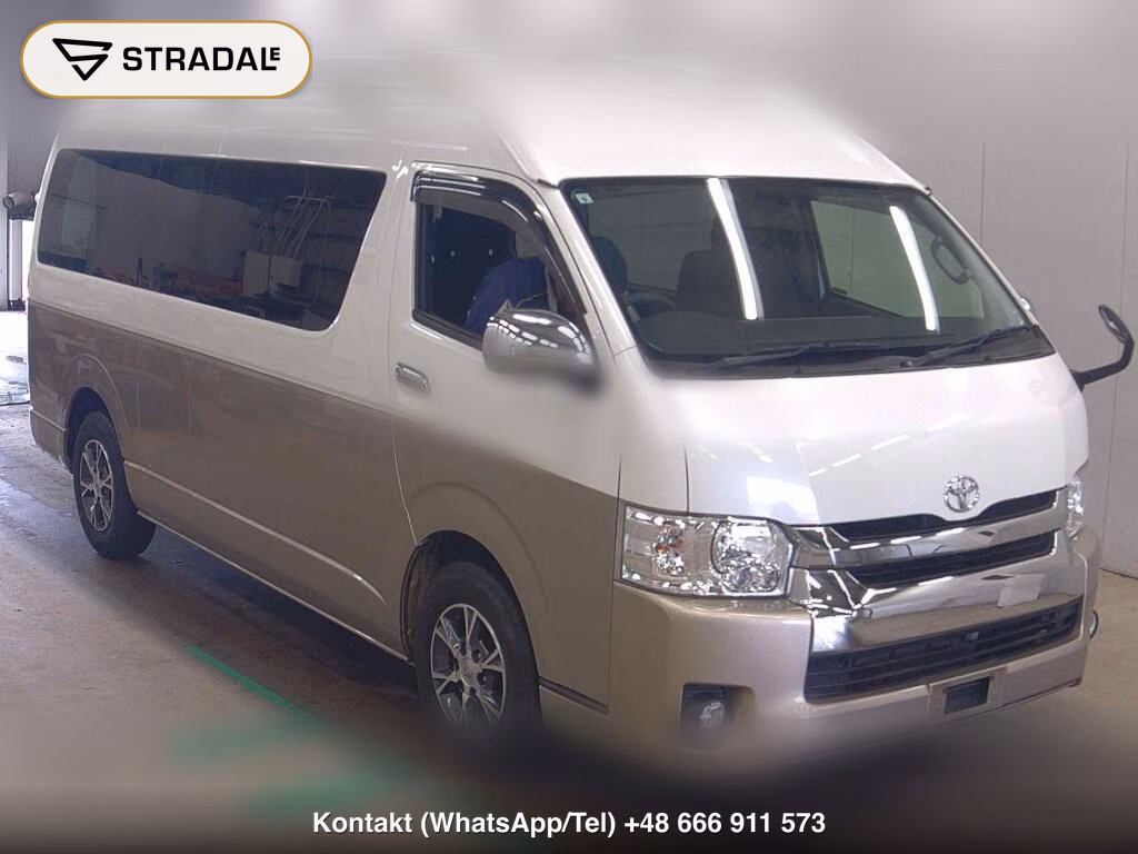 TOYOTA HIACE WAGON 4D GRAND CABIN 2017, aukcja z Japonii, zdjęcie 1