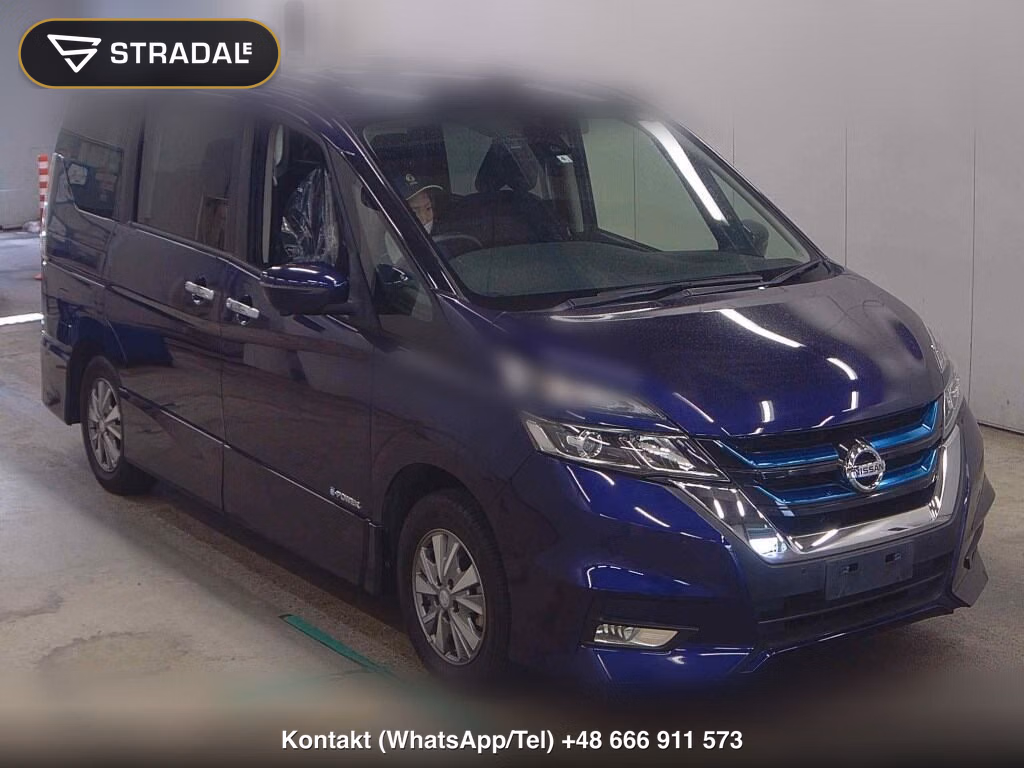 NISSAN SERENA 5D E-POWER HIGHWAY STAR V 2018, aukcja z Japonii, zdjęcie 1