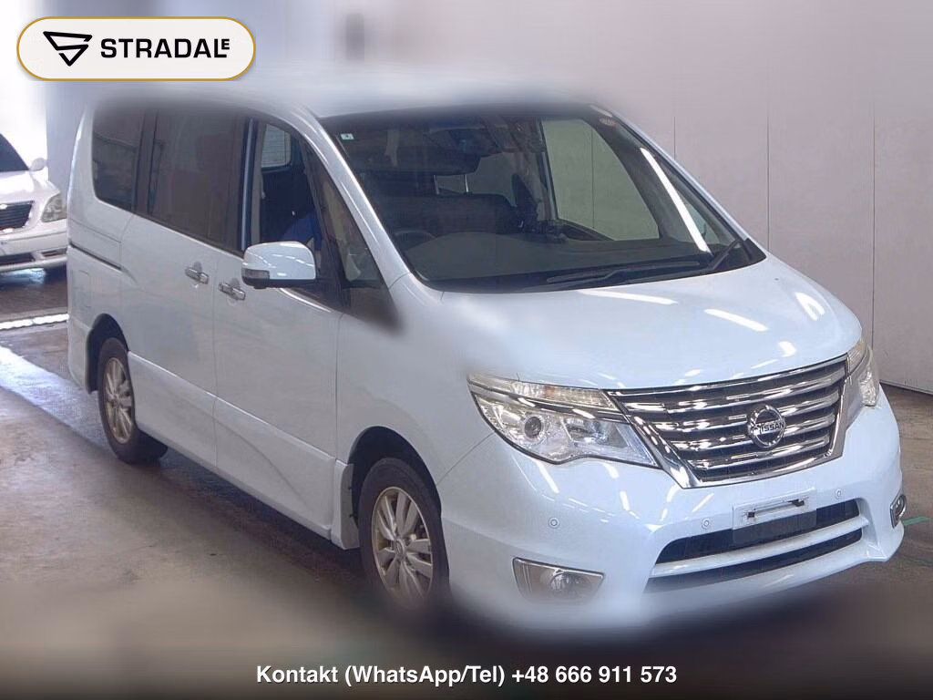 NISSAN SERENA 5D 4WD HIGHWAY STAR V SELECTION + SAFETY Ⅱ 2016, aukcja z Japonii, zdjęcie 1