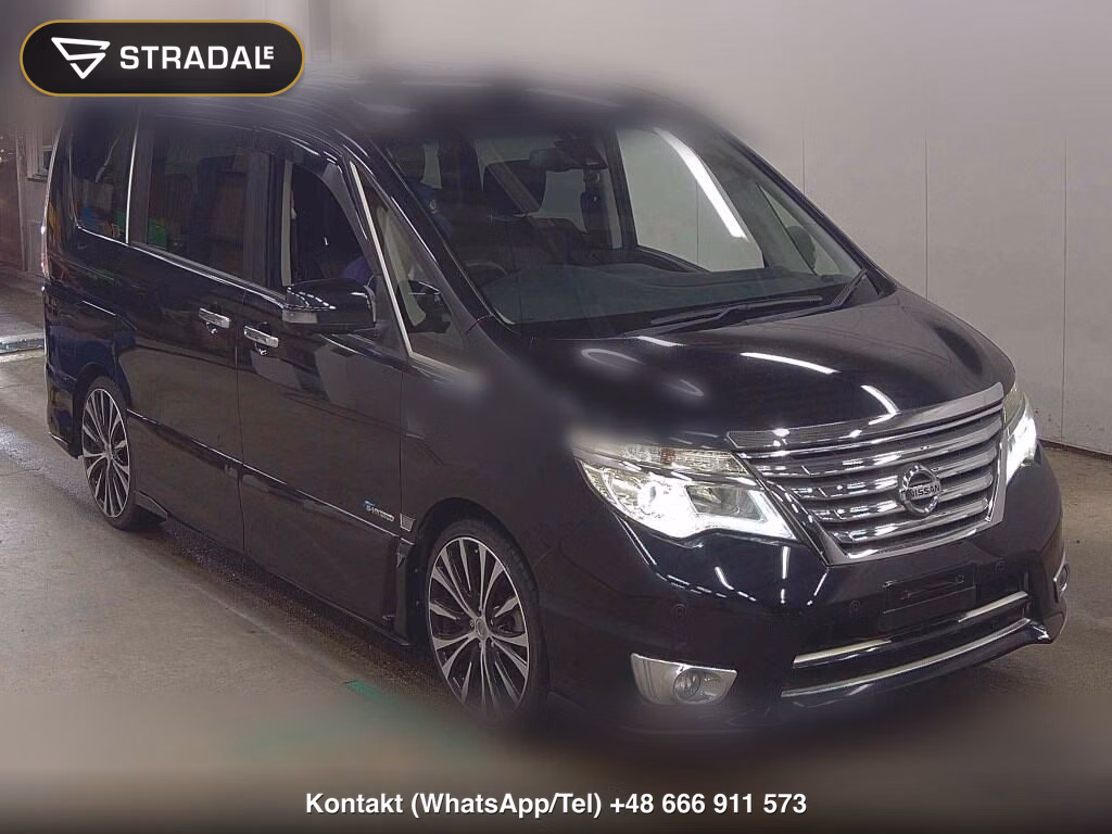 NISSAN SERENA 5D HIGHWAY STAR S-HYBRID ADVANCED SAFETY PA 2014, aukcja z Japonii, zdjęcie 1