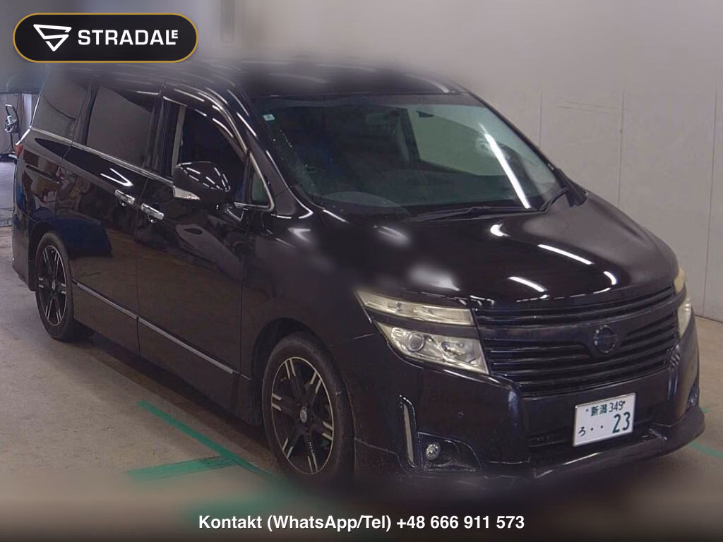 NISSAN ELGRAND 5D 4WD 350 HIGHWAY STAR PREMIUM 2012, aukcja z Japonii, zdjęcie 1