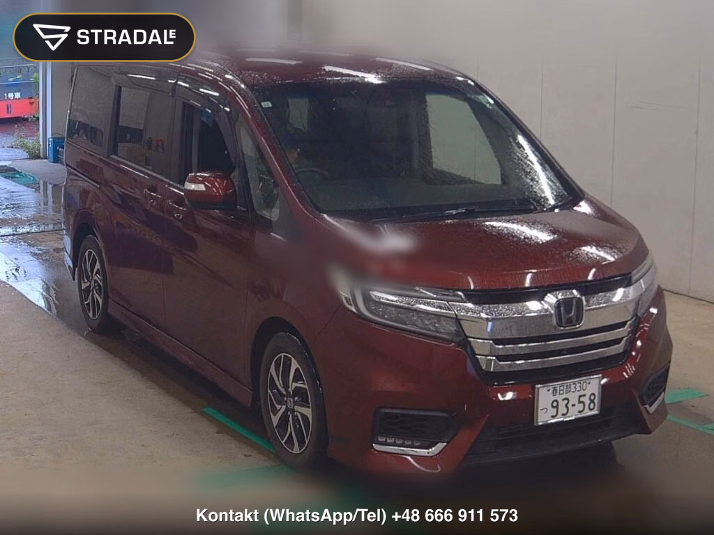 HONDA STEPWAGON SPADA SPADA HONDA SENSING 2017, aukcja z Japonii, zdjęcie 1