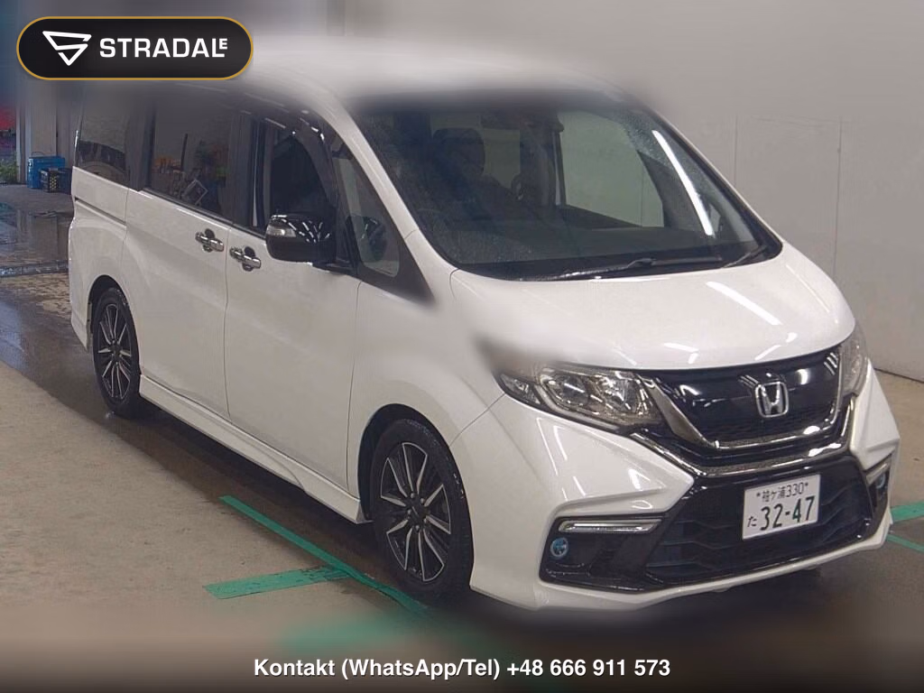 HONDA STEPWAGON 5D MODULO X 2017, aukcja z Japonii, zdjęcie 1