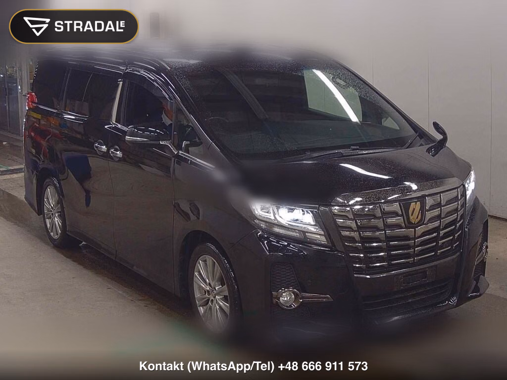 TOYOTA ALPHARD 2.5S A PACKAGE TYPE BLACK 2016, aukcja z Japonii, zdjęcie 1