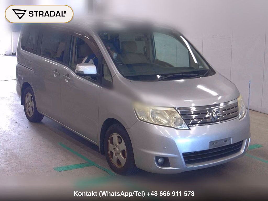 NISSAN SERENA 5D 20G 2008, aukcja z Japonii, zdjęcie 1