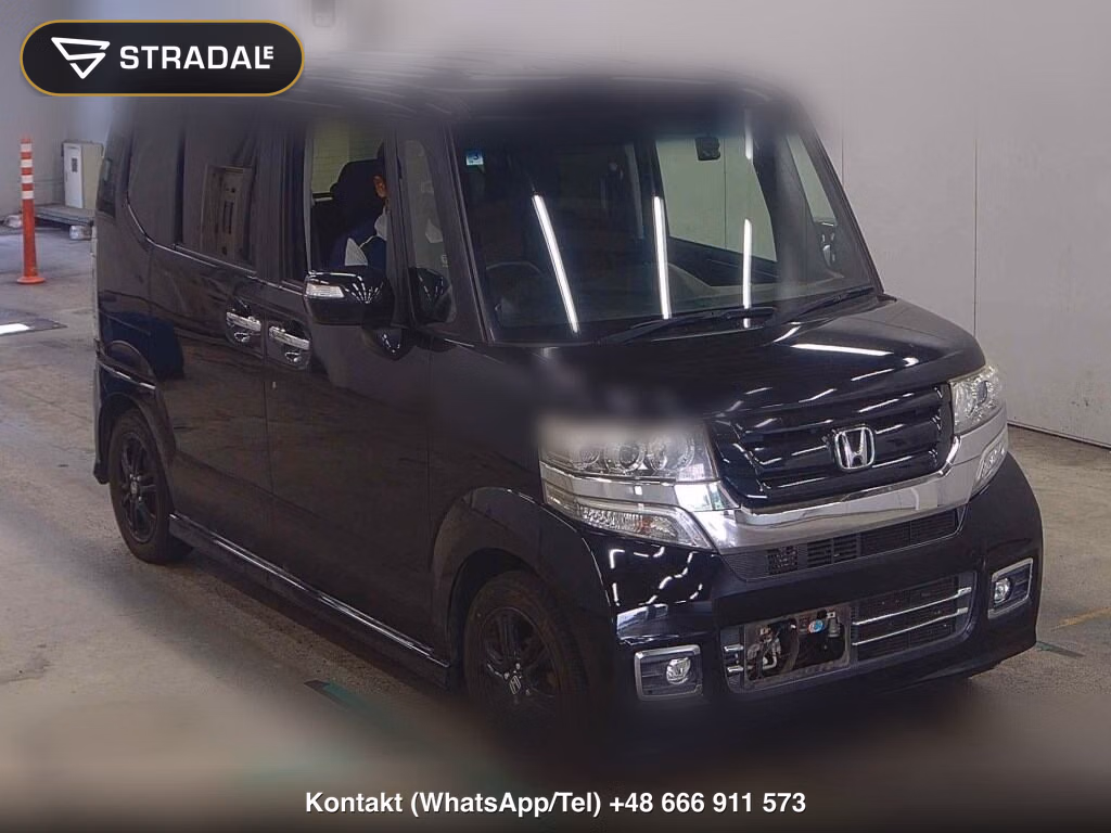 HONDA N-BOX CUSTOM G SS BLACK STYLE PACKAGE 2017, aukcja z Japonii, zdjęcie 1