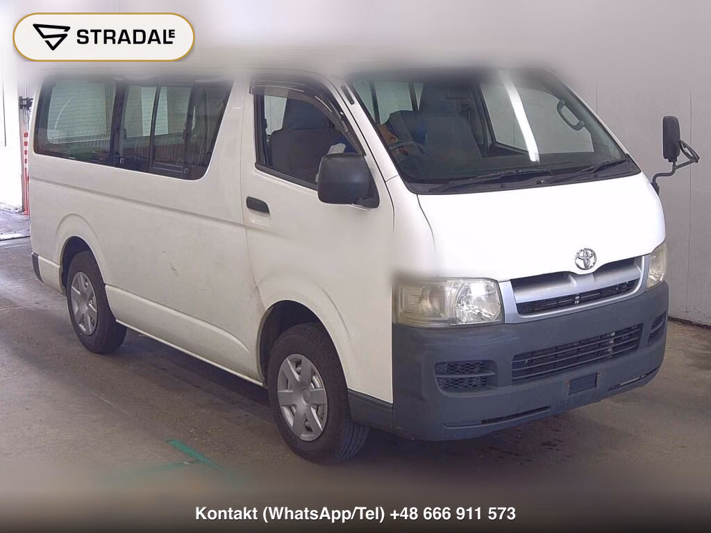 TOYOTA HIACE VAN 4D 4WD 2006, aukcja z Japonii, zdjęcie 1