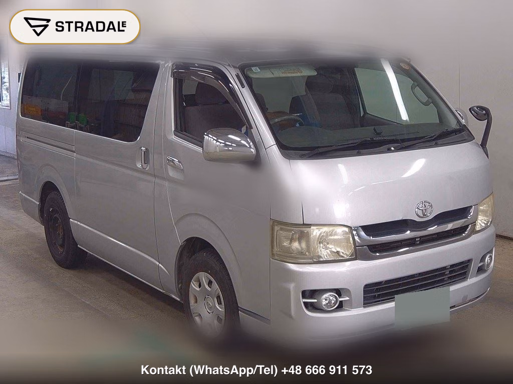 TOYOTA HIACE VAN 5D LONG SUPER GL 2008, aukcja z Japonii, zdjęcie 1