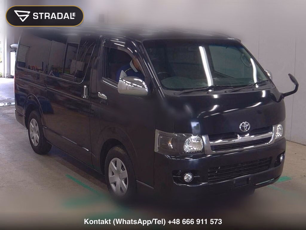 TOYOTA HIACE VAN 5D LONG SUPER GL 2008, aukcja z Japonii, zdjęcie 1