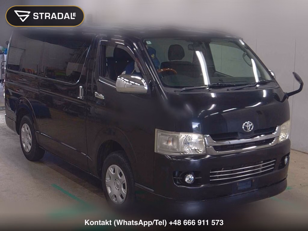 TOYOTA HIACE VAN 5D 4WD LONG SUPER GL 2010, aukcja z Japonii, zdjęcie 1