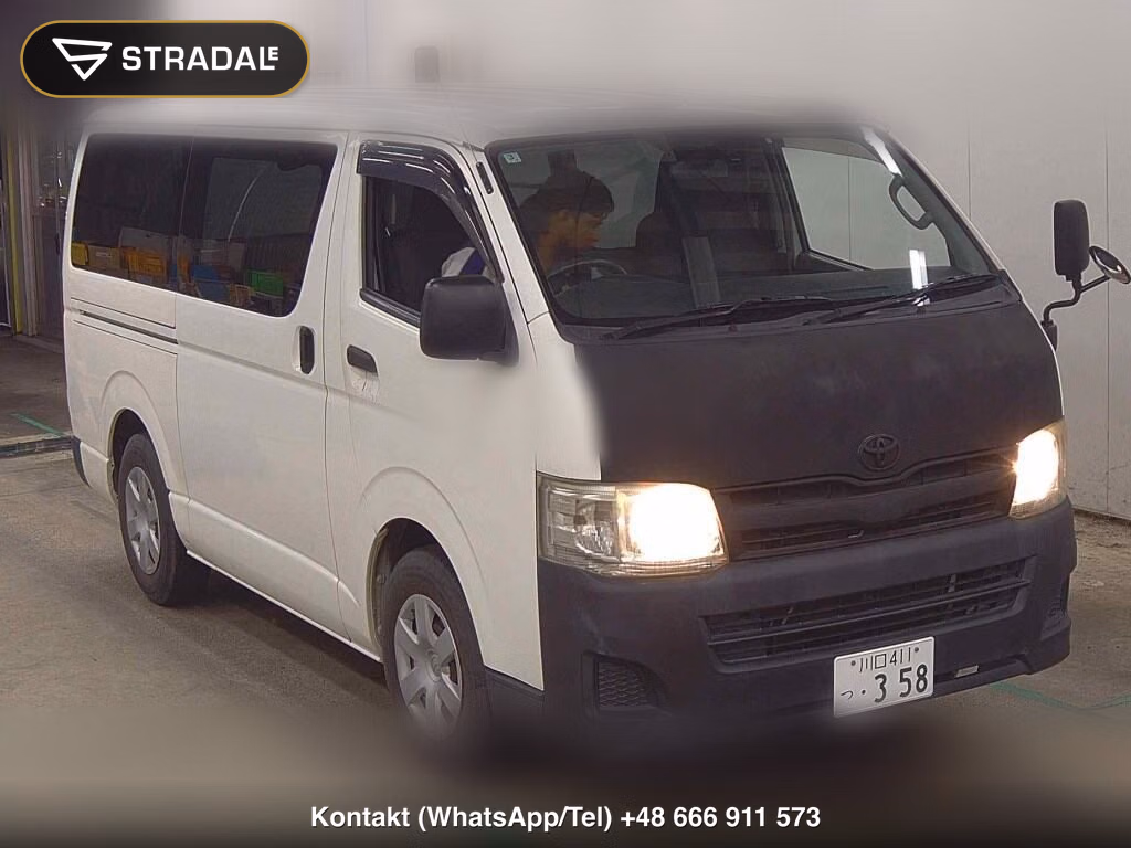 TOYOTA HIACE VAN 5D 2013, aukcja z Japonii, zdjęcie 1