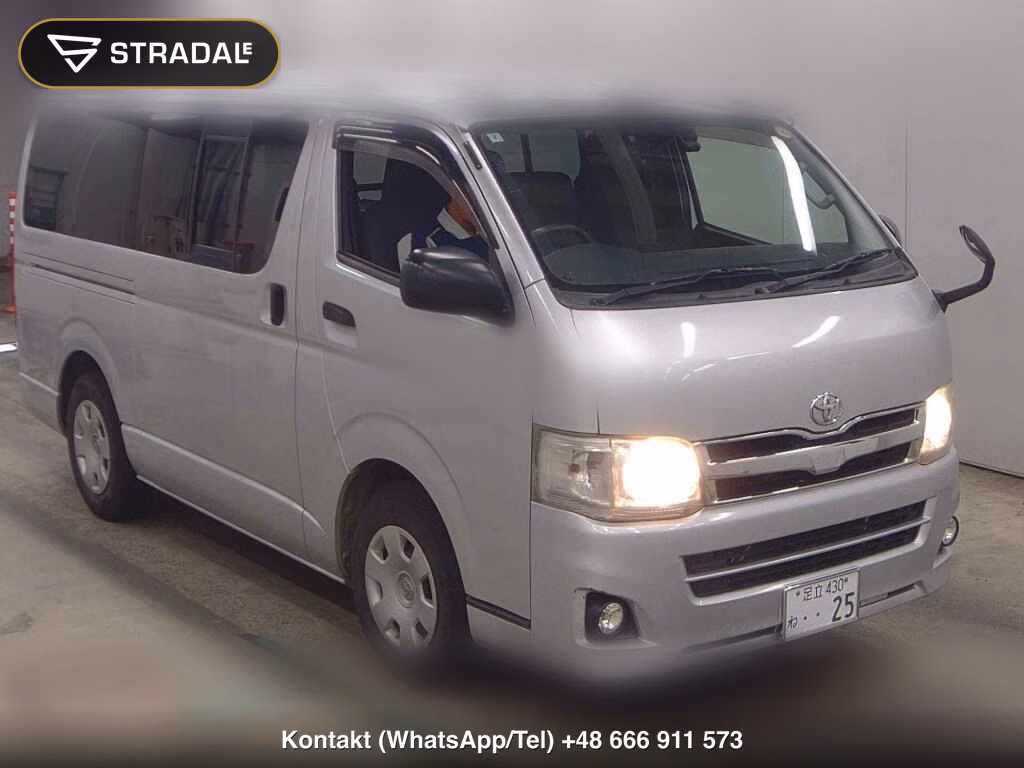 TOYOTA HIACE VAN 5D DX GL PACKAGE 2013, aukcja z Japonii, zdjęcie 1