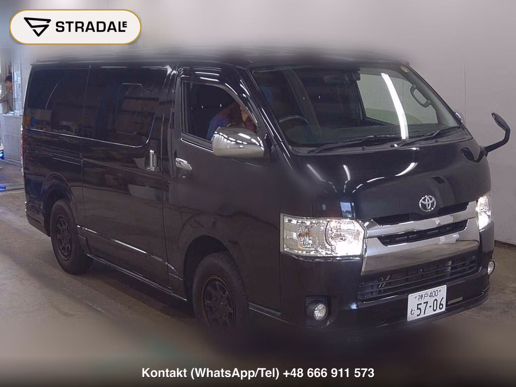 TOYOTA HIACE VAN 5D 4WD LONG SUPER GL 2017, aukcja z Japonii, zdjęcie 1