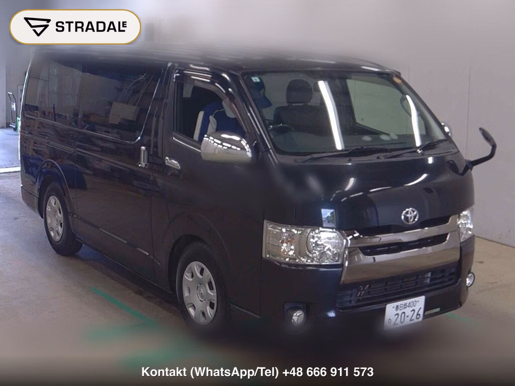 TOYOTA HIACE VAN 5D LONG SUPER GL DARK PRIME 2018, aukcja z Japonii, zdjęcie 1