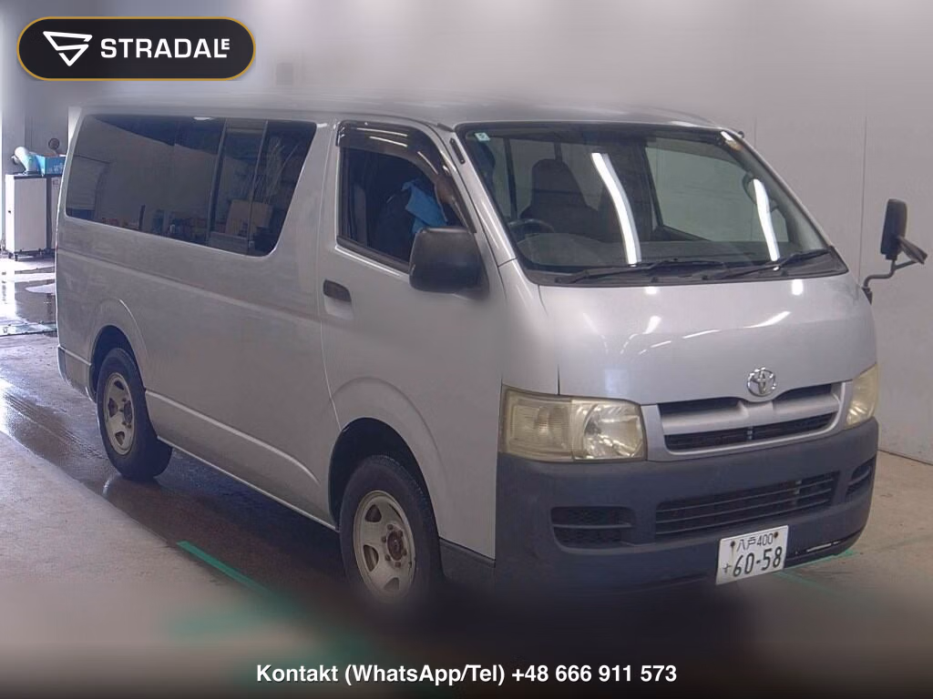 TOYOTA HIACE VAN 4D 4WD DX 2007, aukcja z Japonii, zdjęcie 1