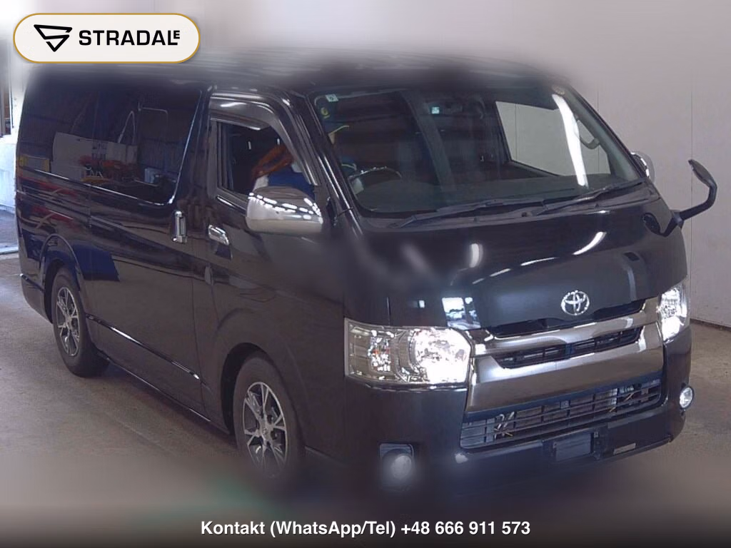TOYOTA HIACE VAN 5D LONG SUPER GL DARK PRIME 2017, aukcja z Japonii, zdjęcie 1