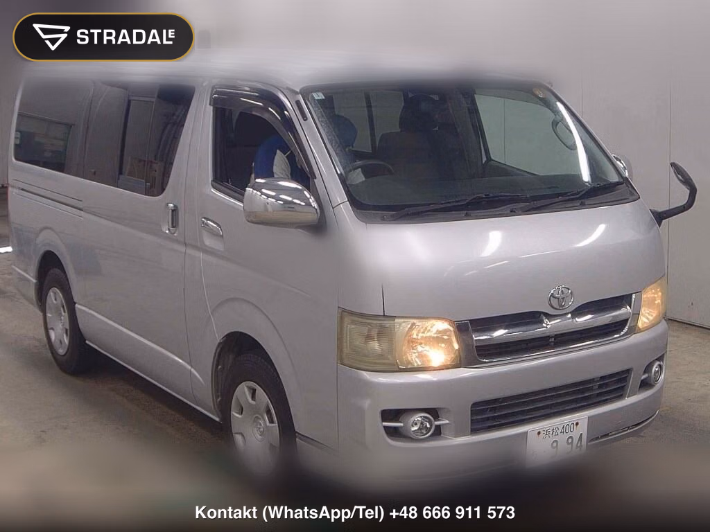 TOYOTA HIACE VAN 5D LONG SUPER GL 2007, aukcja z Japonii, zdjęcie 1