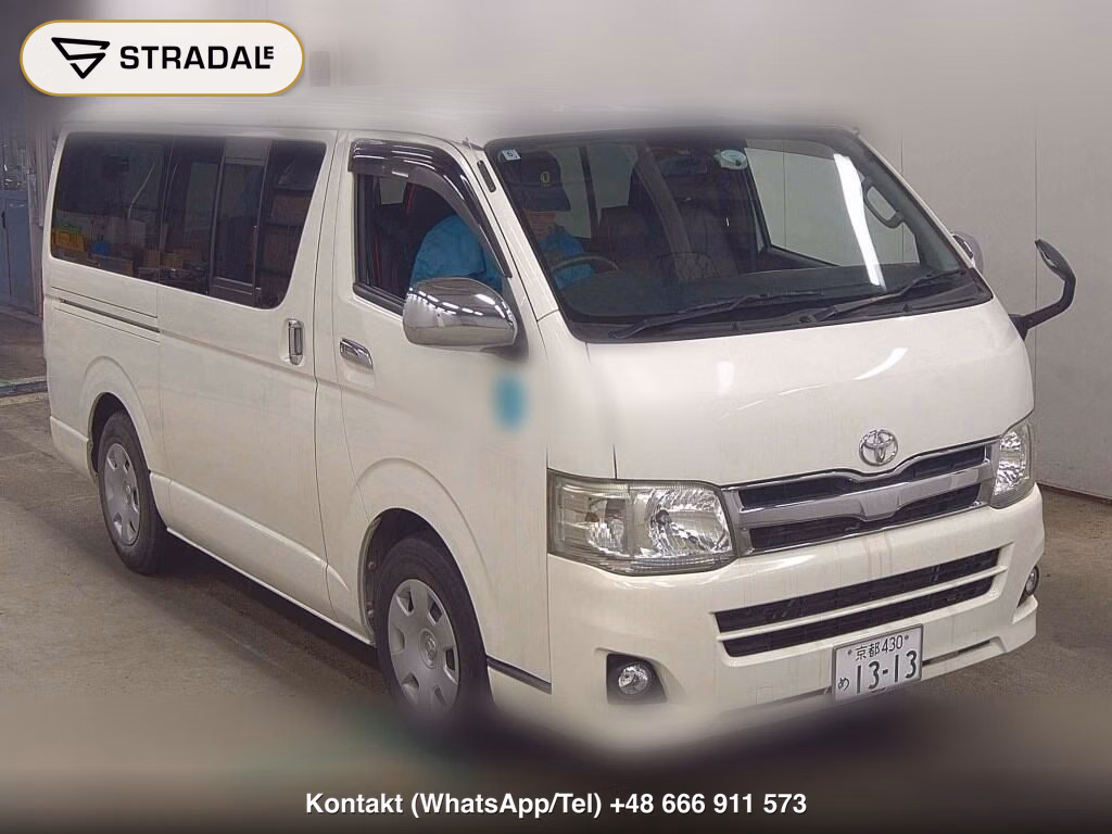 TOYOTA HIACE VAN 5D LONG SUPER GL 2012, aukcja z Japonii, zdjęcie 1