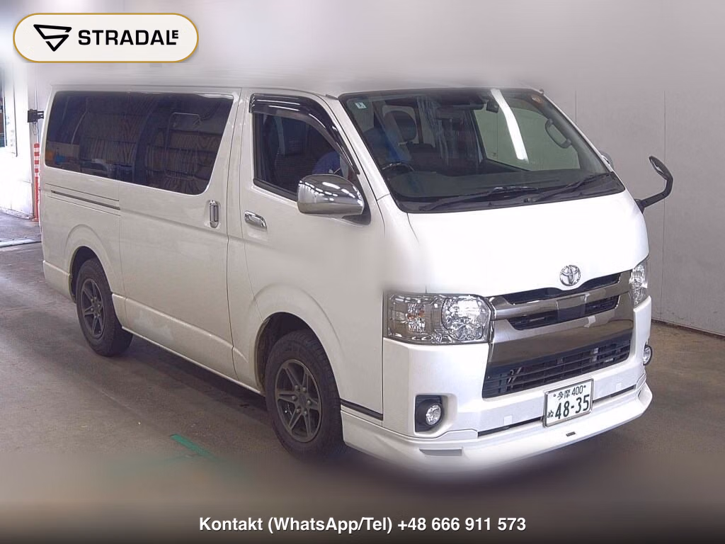 TOYOTA HIACE VAN 5D 4WD LONG SUPER GL DARK PRIME 2018, aukcja z Japonii, zdjęcie 1