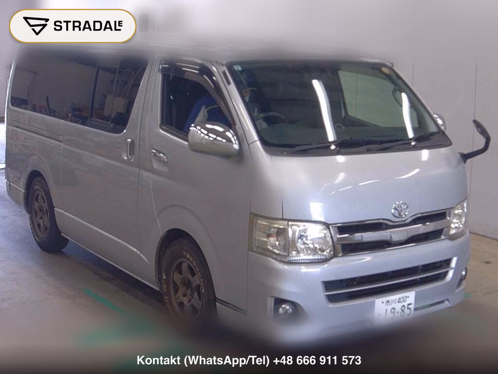 TOYOTA HIACE VAN 5D LONG SUPER GL 2012, aukcja z Japonii, zdjęcie 1