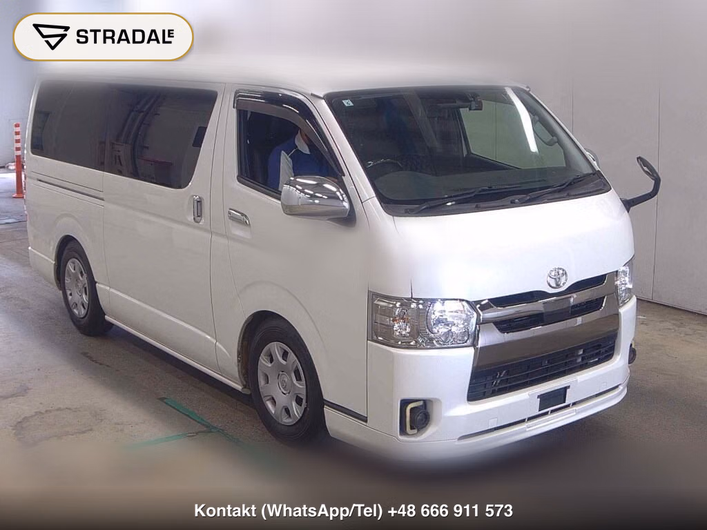 TOYOTA HIACE VAN 5D LONG SUPER GL DARK PRIME 2018, aukcja z Japonii, zdjęcie 1