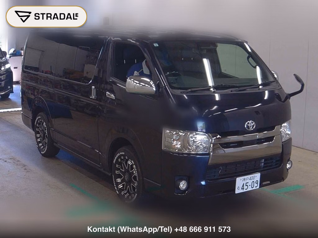 TOYOTA HIACE VAN 5D LONG SUPER GL DARK PRIME2 2019, aukcja z Japonii, zdjęcie 1