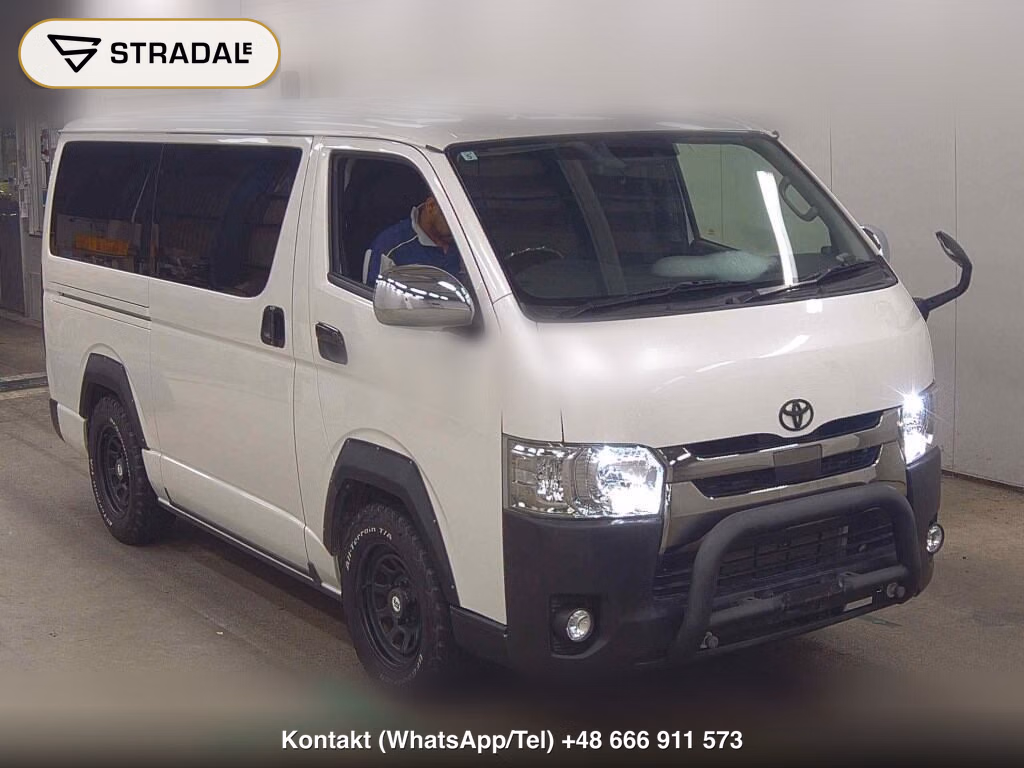 TOYOTA HIACE VAN 5D LONG SUPER GL DARK PRIME 2018, aukcja z Japonii, zdjęcie 1