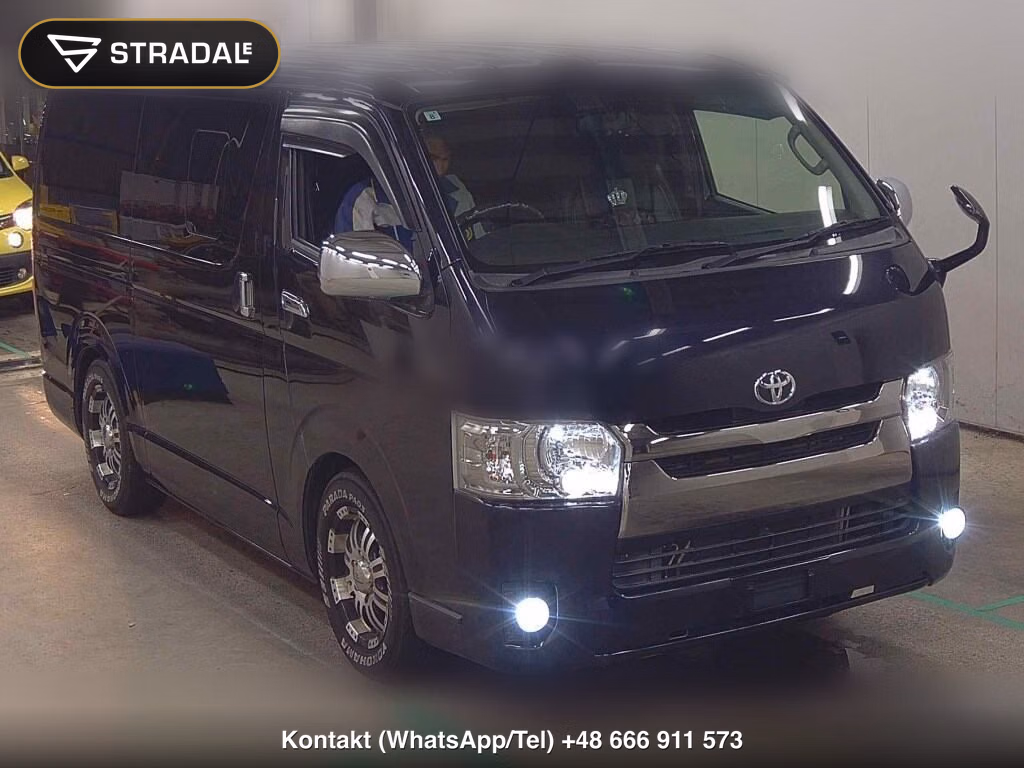 TOYOTA HIACE VAN 5D LONG SUPER GL DARK PRIME 2017, aukcja z Japonii, zdjęcie 1