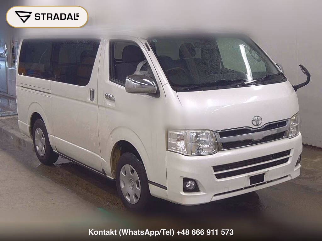 TOYOTA HIACE VAN 5D 4WD LONG SUPER GL 2010, aukcja z Japonii, zdjęcie 1