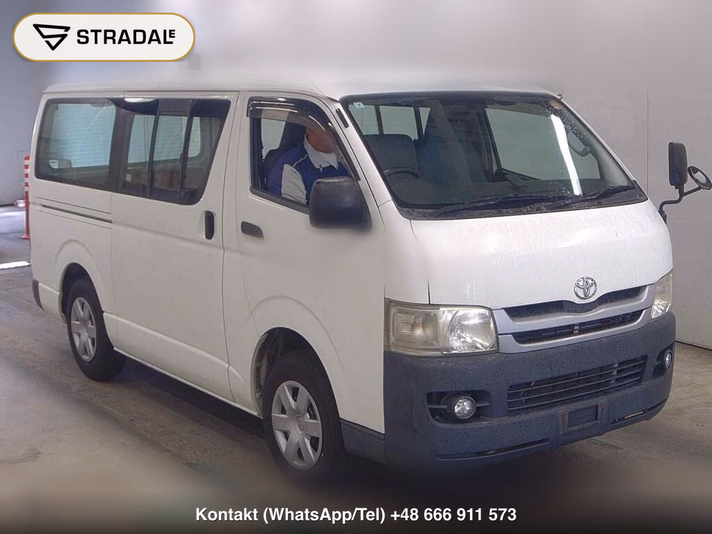 TOYOTA HIACE VAN 5D 4WD DX 2008, aukcja z Japonii, zdjęcie 1