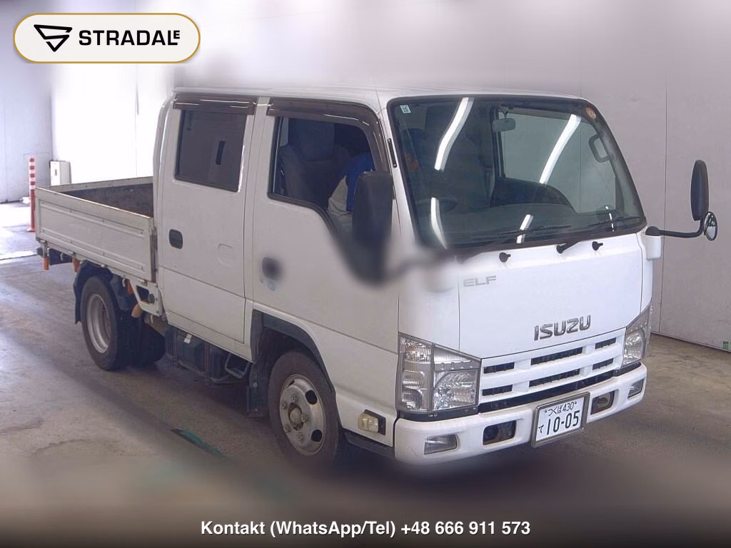 ISUZU ELF TRUCK 4D W CAB 2013, aukcja z Japonii, zdjęcie 1