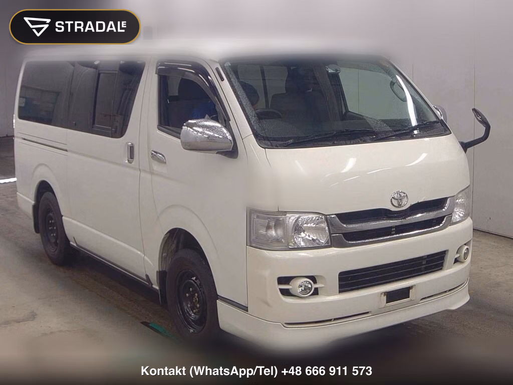 TOYOTA HIACE VAN 5D 4WD LONG SUPER GL 2007, aukcja z Japonii, zdjęcie 1