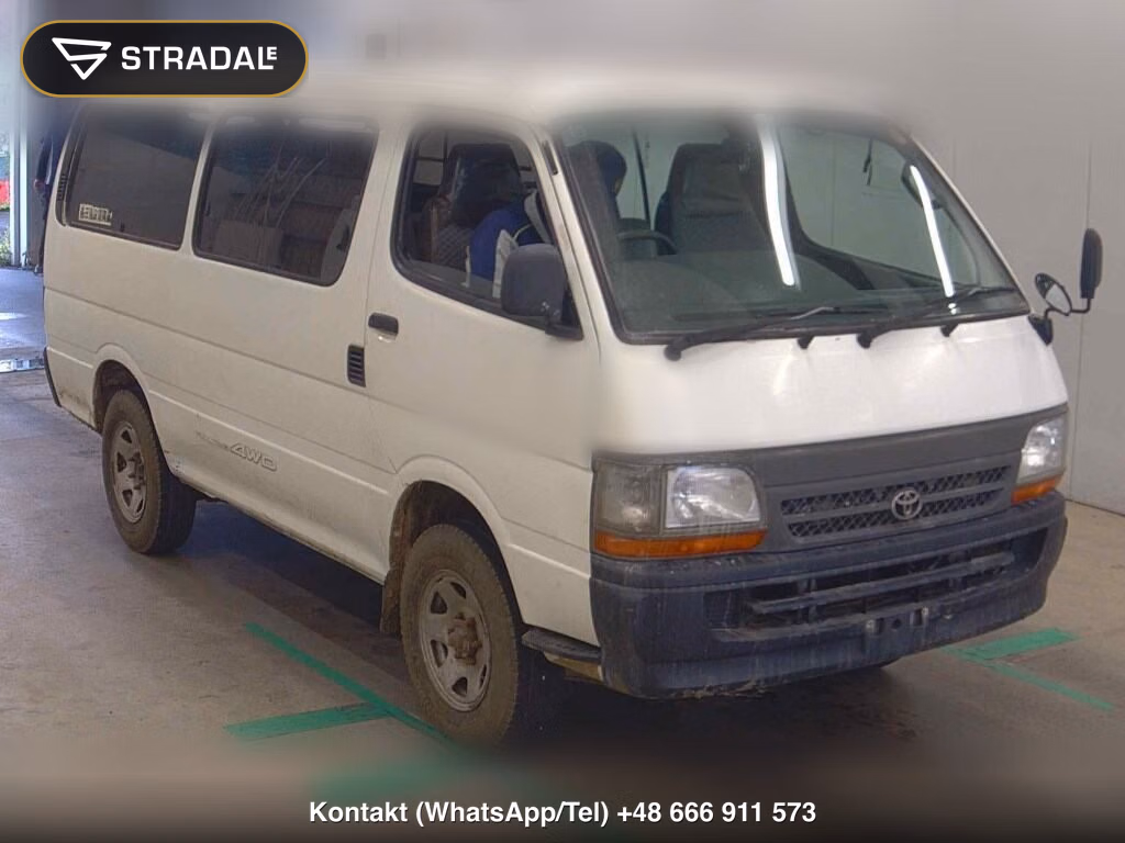 TOYOTA HIACE VAN 4D 4WD LONG DX 2004, aukcja z Japonii, zdjęcie 1