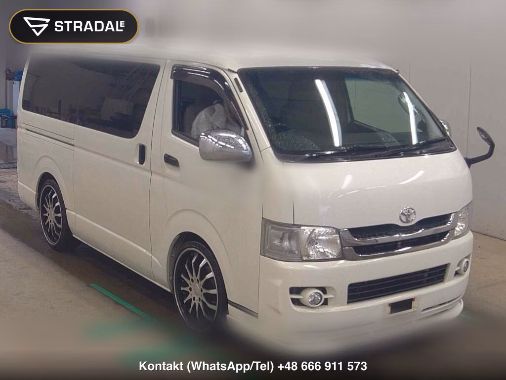 TOYOTA HIACE VAN 5D DX GL PACKAGE 2008, aukcja z Japonii, zdjęcie 1