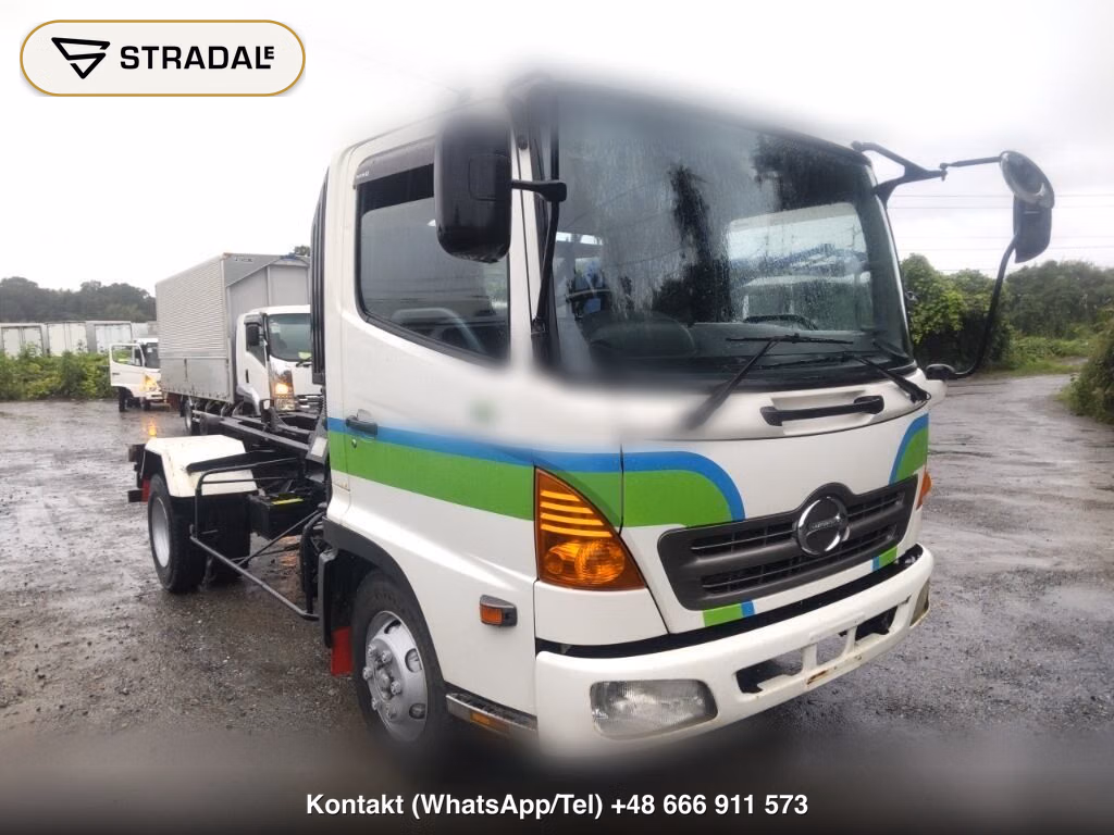 HINO HINO RANGER 2D ROLL OFF TRUCK 2008, aukcja z Japonii, zdjęcie 1