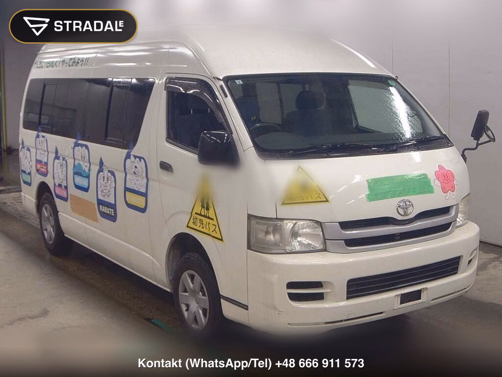 TOYOTA HIACE COMMUTER 4D 4WD SUPER LONG GL 2009, aukcja z Japonii, zdjęcie 1