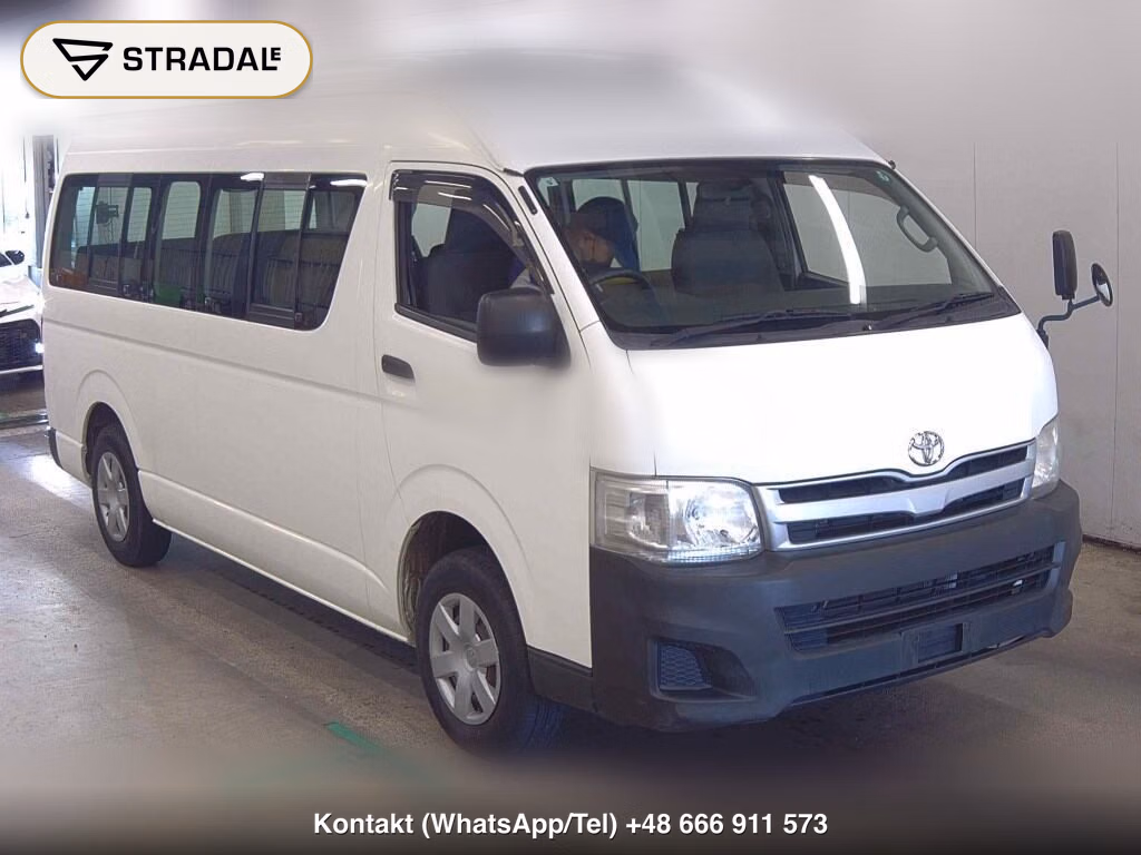 TOYOTA HIACE COMMUTER 4D 4WD SUPER LONG DX 2011, aukcja z Japonii, zdjęcie 1