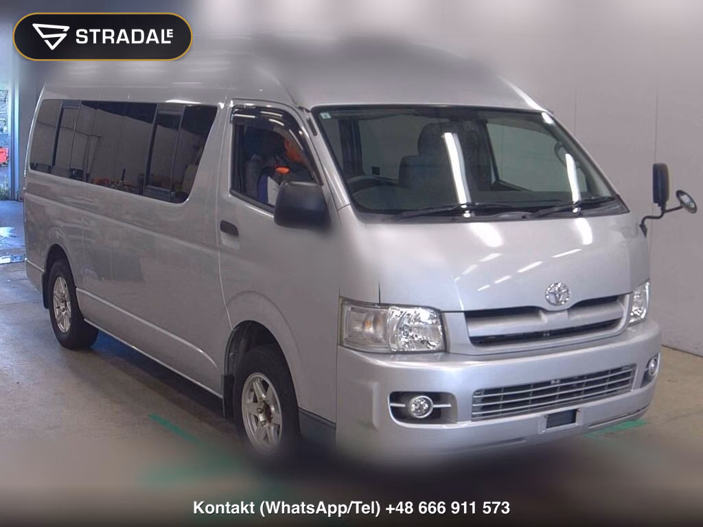 TOYOTA HIACE COMMUTER 4D 4WD SUPER LONG GL TURBO 2007, aukcja z Japonii, zdjęcie 1