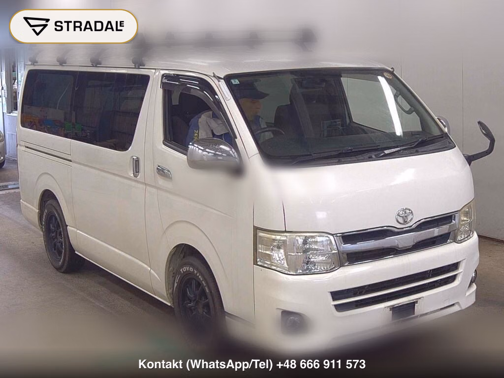 TOYOTA HIACE VAN 5D LONG SUPER GL 2011, aukcja z Japonii, zdjęcie 1