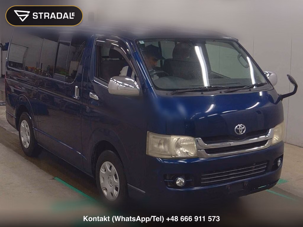 TOYOTA HIACE VAN 5D LONG SUPER GL 2009, aukcja z Japonii, zdjęcie 1