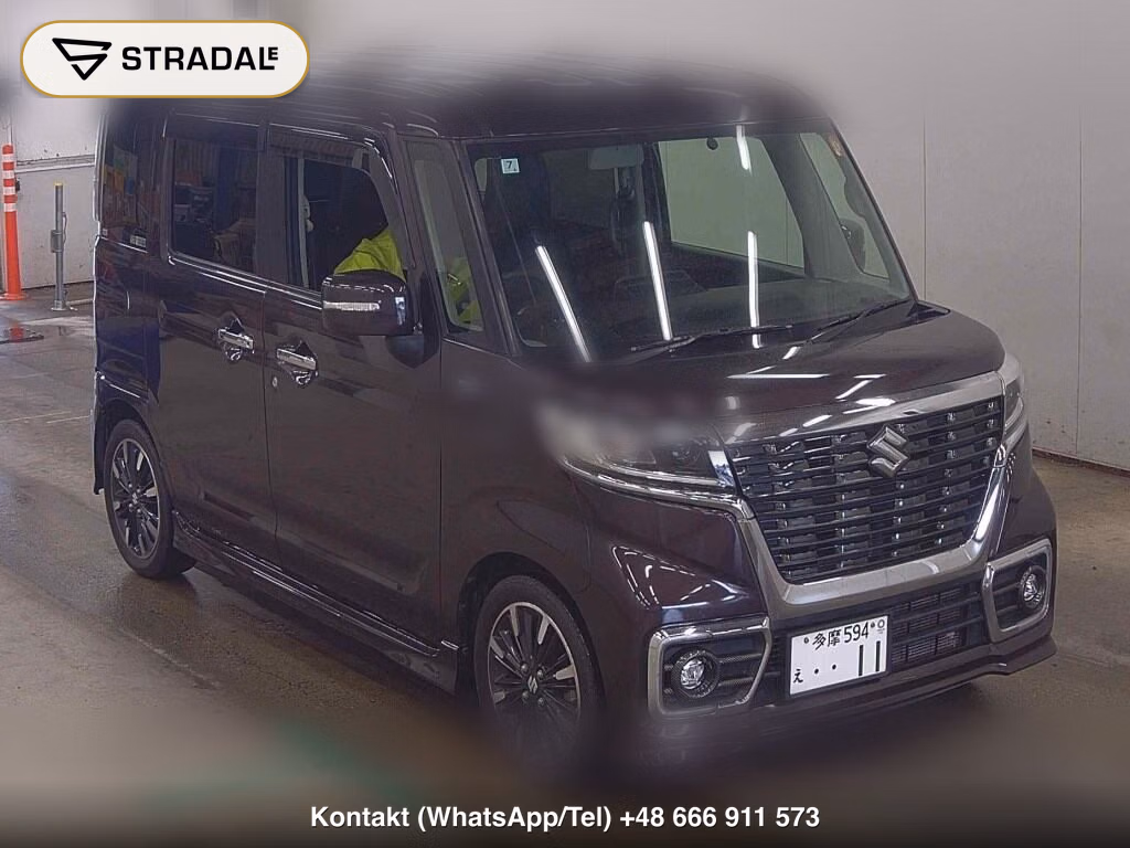SUZUKI SPACIA CUSTOM HYBRID XS TURBO 2018, aukcja z Japonii, zdjęcie 1
