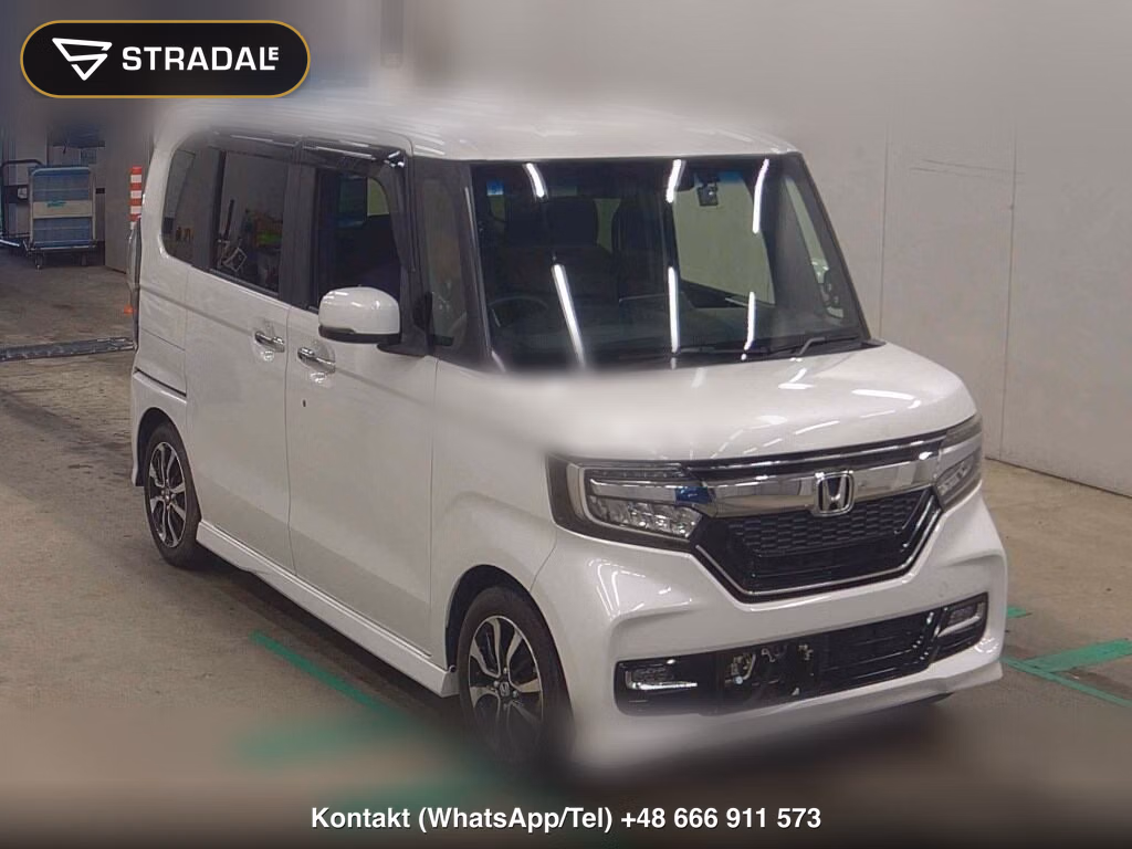 HONDA N-BOX CUSTOM G・L HONDA SENSING 2019, aukcja z Japonii, zdjęcie 1