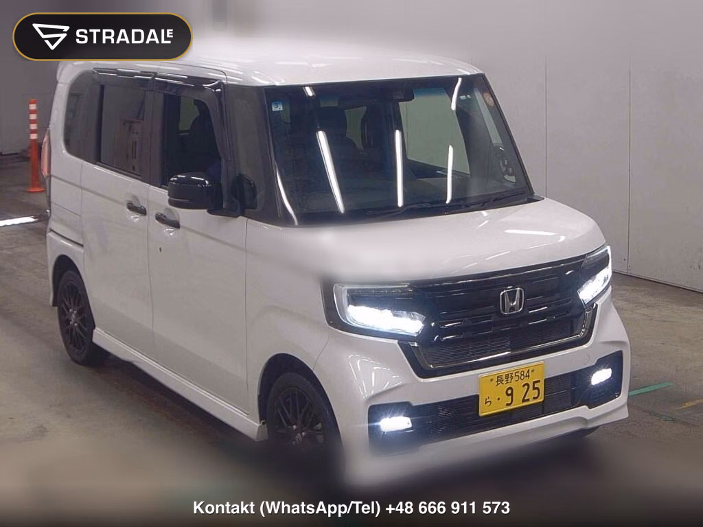 HONDA N-BOX CUSTOM 4WD L・TURBO STYLE PLUS BLACK 2022, aukcja z Japonii, zdjęcie 1