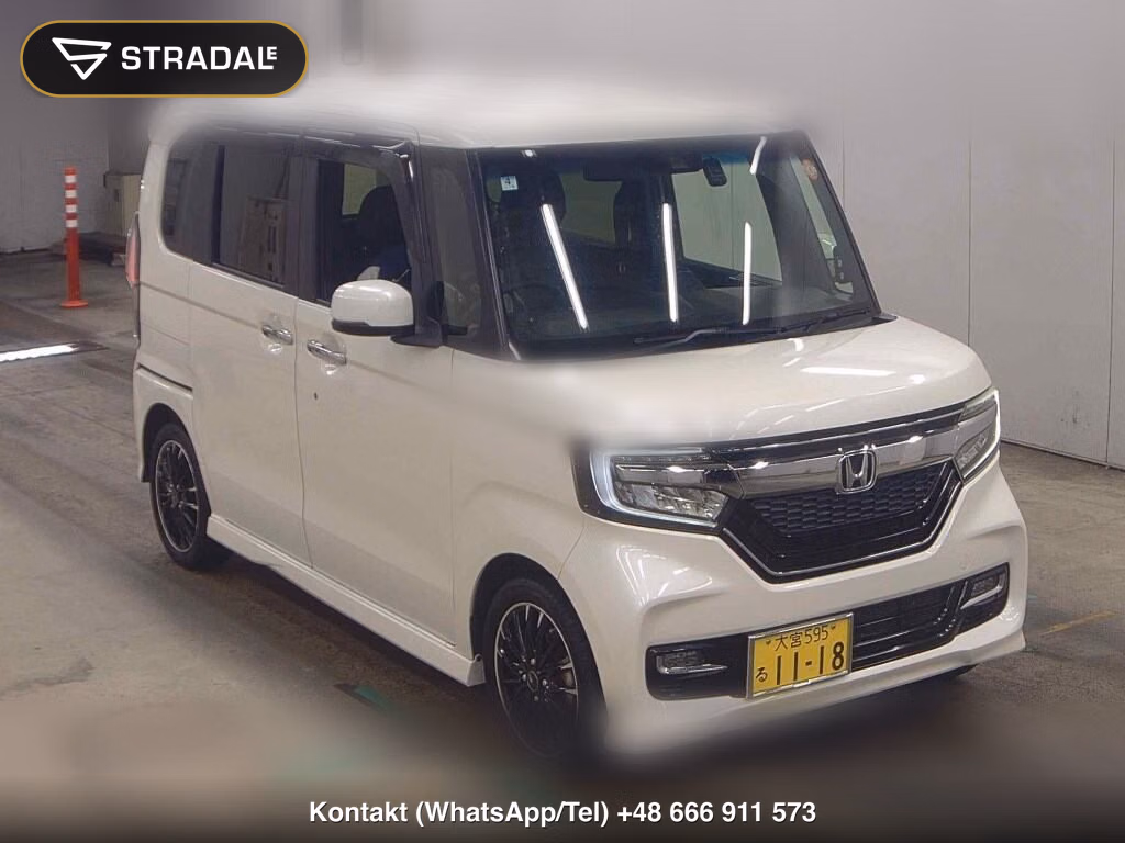 HONDA N-BOX CUSTOM 4WD G・L TURBO HONDA SENSING 2018, aukcja z Japonii, zdjęcie 1