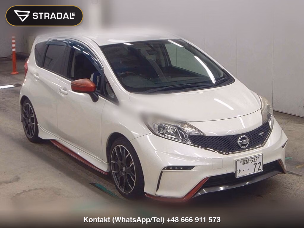 NISSAN NOTE NISMO S 2015, aukcja z Japonii, zdjęcie 1