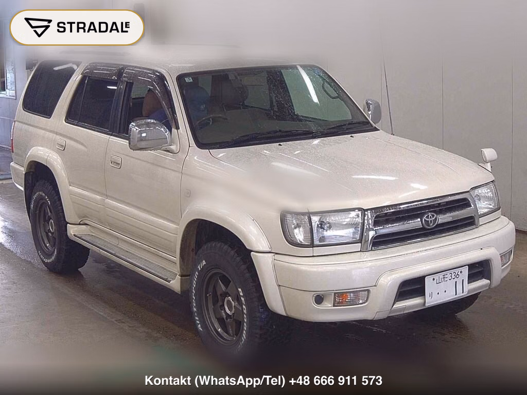 TOYOTA HILUX SURF 5D 4WD SSR-X WHITE PREMIUM 2002, aukcja z Japonii, zdjęcie 1